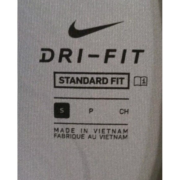 Nike Dri Fit Blue Yellow Vapor Fog Polo Performance Golf Shirt S/S Men's Sz. S - Picture 6 of 8